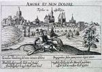 Panorama Cieszyna, miedzioryt D. Meissnera z dzieła Sciographia cosmica, Norymberga 1637 r, ze zbiorów MSC,<br> fot. D. Dubiel